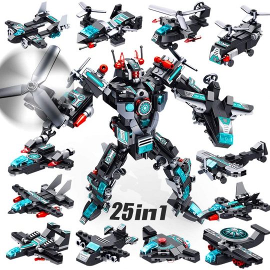 VATOS Robot Building Toys, 577 PCS Construction Toys 25-in-1 STEM Learning Toy