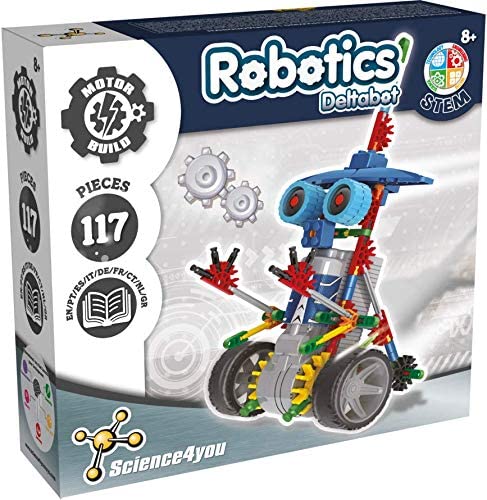 Deltabot Robot Building Kit for Kids 8-14 Years - Build Your Own Robot with this Construction Kit