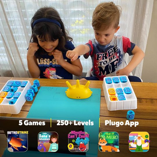Plugo Count by PlayShifu - Math Games with Stories for 4-10 Years - STEM Toys with Sequences, Comparison, Addition, Subtraction, Multiplication