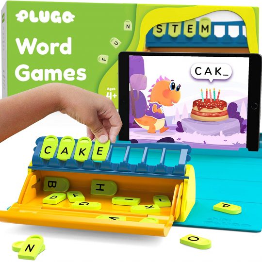 Plugo Letters by PlayShifu - Word Building with Phonics & Stories | 4-10 Years STEM Toy | Interactive Vocabulary Games