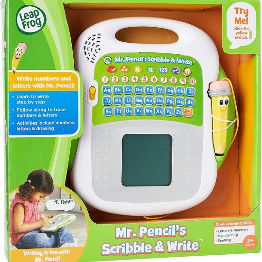 LeapFrog 600803 Mr Pencil's Scribble and Write Interactive Learning Toy Educational Baby Letters, Numbers and Shapes for Toddlers and Kids