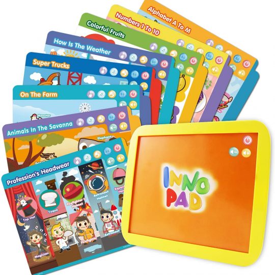 BEST LEARNING INNO PAD Smart Fun Lessons - Educational Tablet Toy to Learn Alphabet, Numbers, Colours, Shapes, Animals, Time for Toddlers