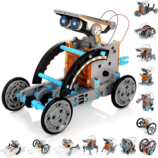 KIDWILL Solar Robot Kit for Kids, 14-in-1 Educational STEM Science Toy.